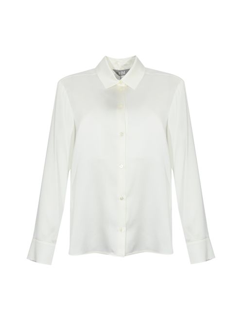 Camicia Verve in raso di seta Bianco MM Max Mara | 2526116067600005